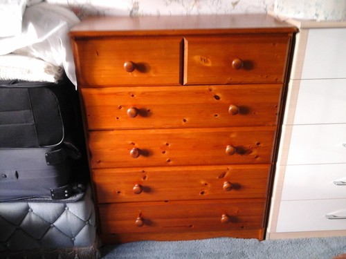 Chest drawers brown honey - of,