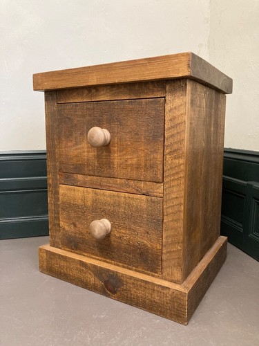 Small modern rustic chest - small, of